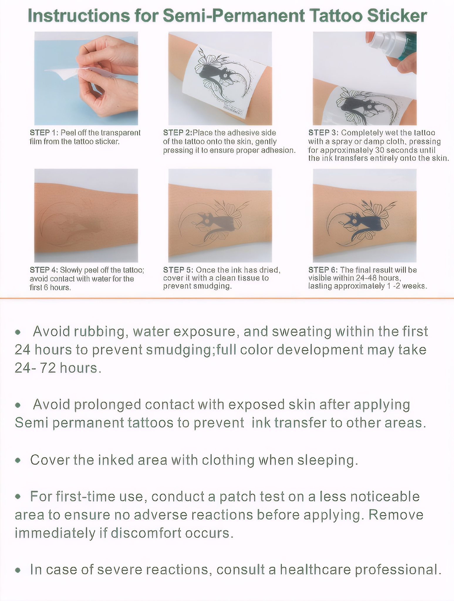 Sdrawing Herbal Semi-Permanent Tattoo Sticker Small Waterproof Sweat Long  Lasting Juice Ink Tattoo Fake Butterfly… | Diy temporary tattoos, Ink tattoo,  Hand tattoos